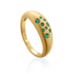 Emerald Fairy Dust Ring