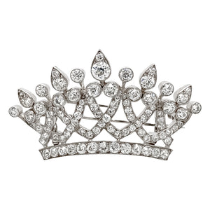 The Vintage Collection <p>Diamond Crown Pin