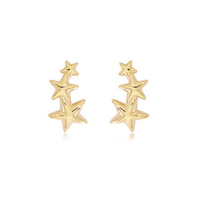 Triple Star Earrings