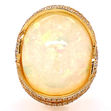Opal Cabochon Ring