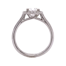 Round Halo Engagement Ring