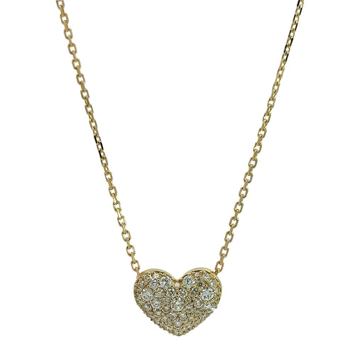 Puffed Heart Necklace