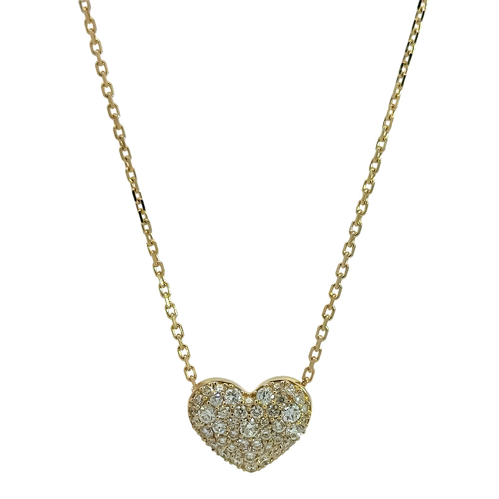 Puffed Heart Necklace