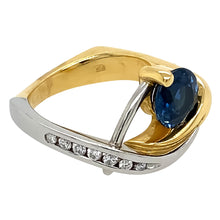 Assymetrical Sapphire Ring