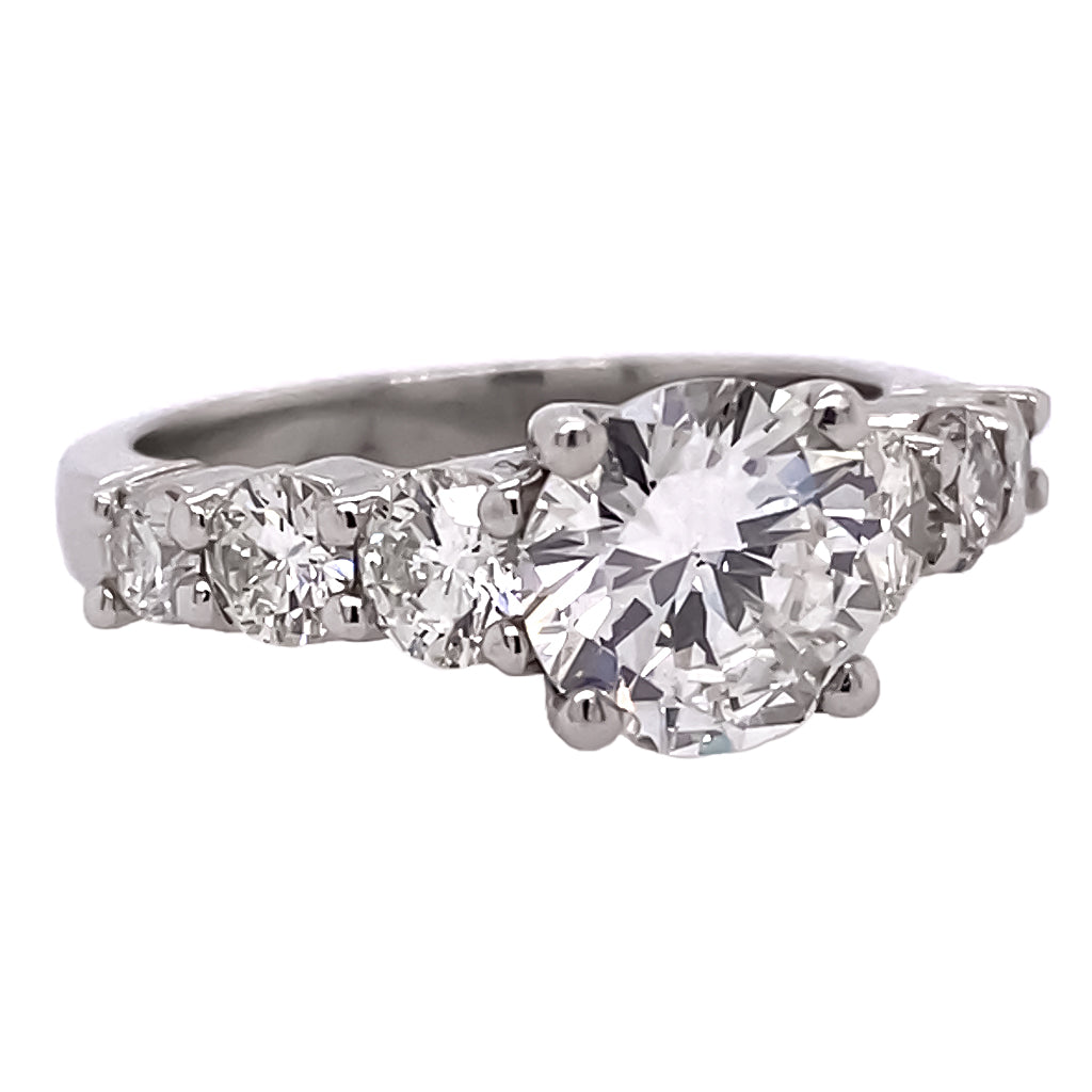 Seven Stone Diamond Engagement Ring