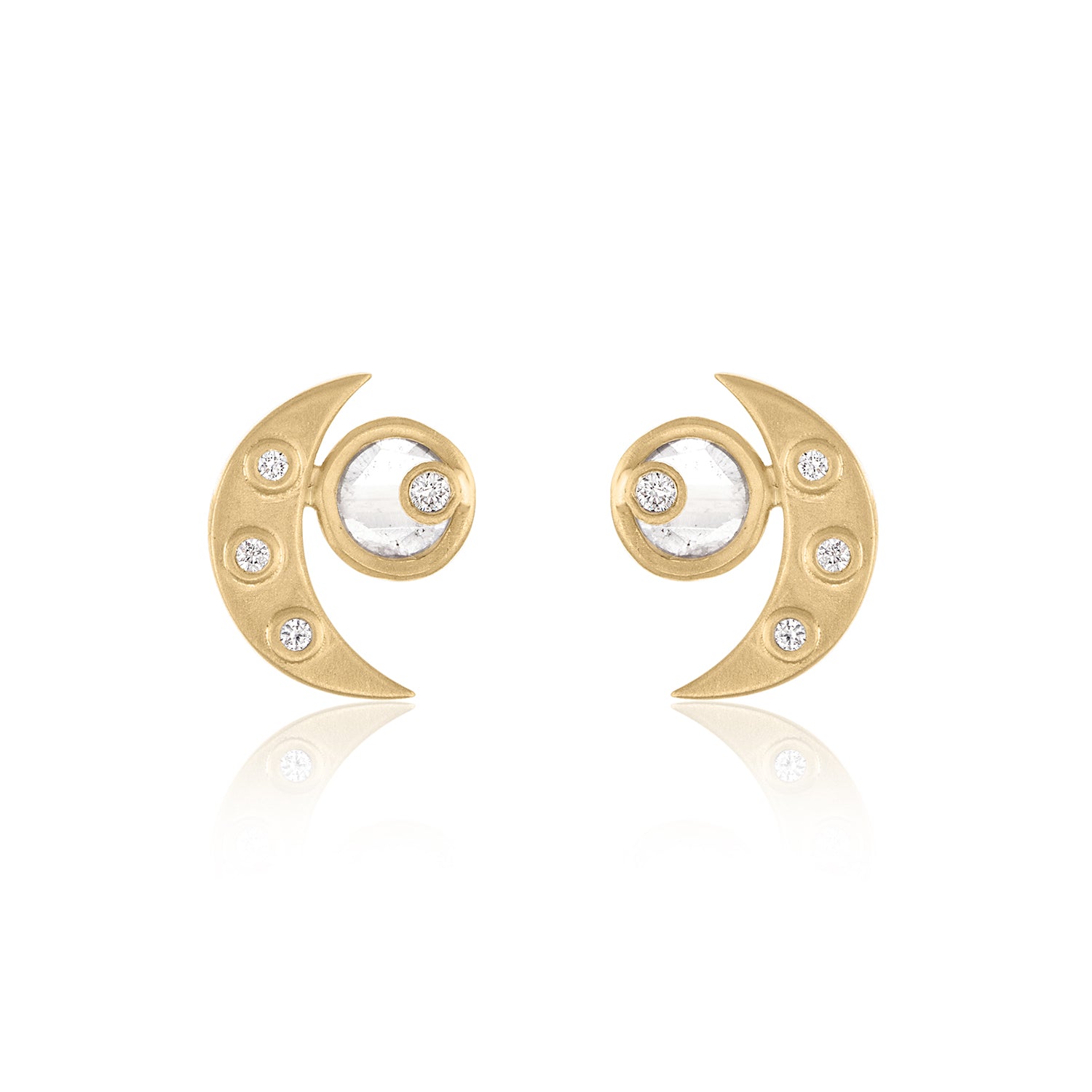 Lunar Stud Earrings