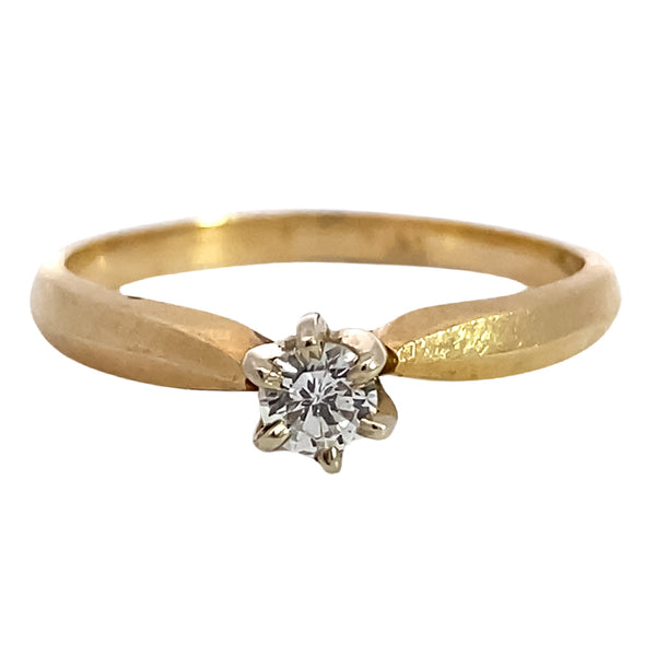 The Vintage Collection <p>Solitaire Diamond Ring