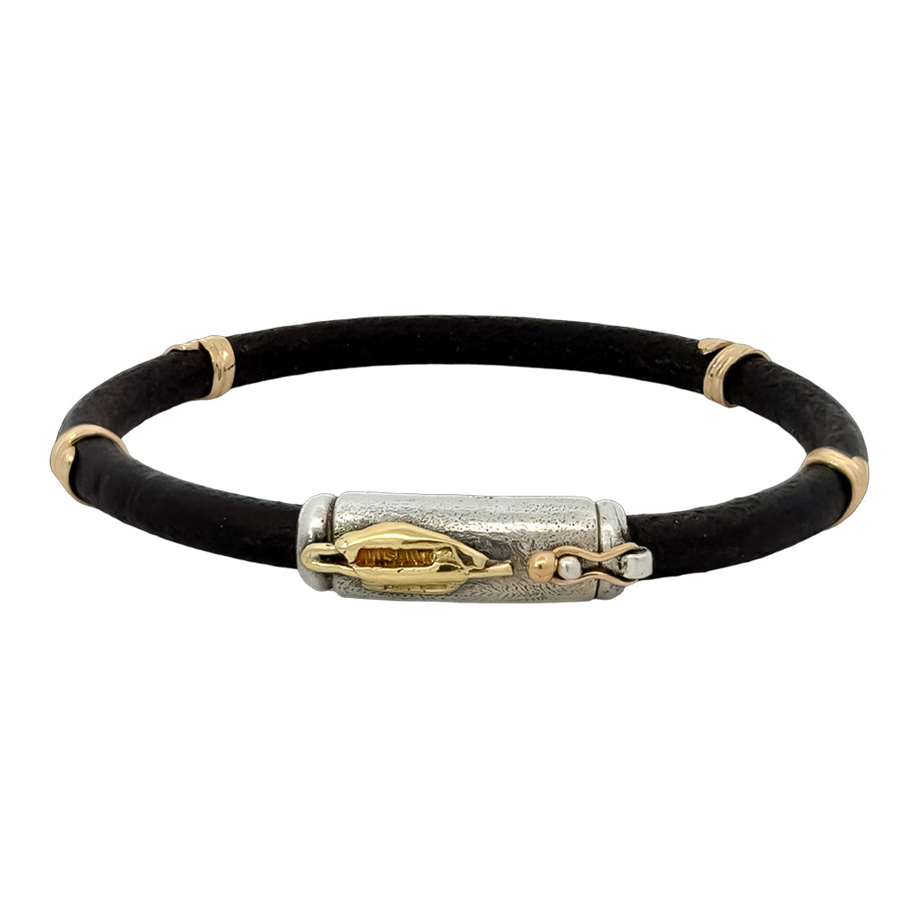 Single Strand Leather Bracelet
