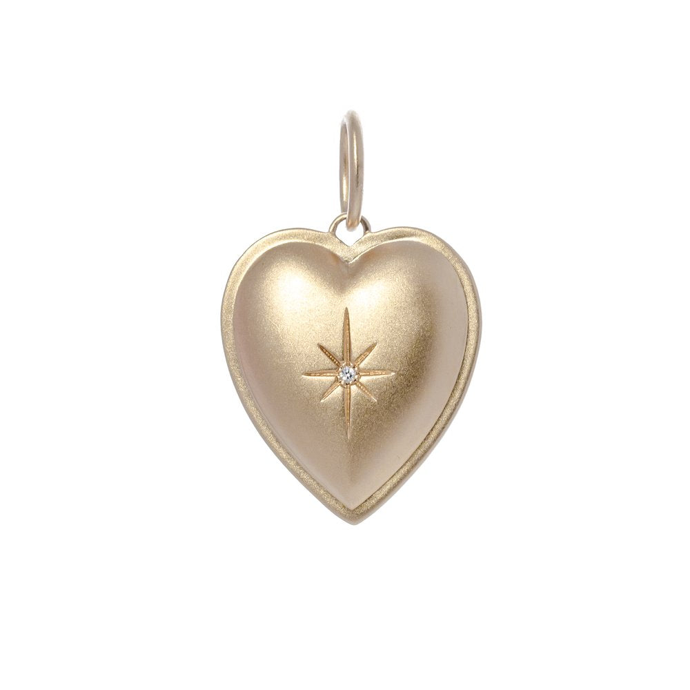 Mother-of-Pearl Heart Charm