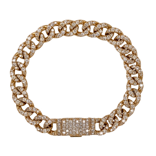 Diamond Curb Link Bracelet