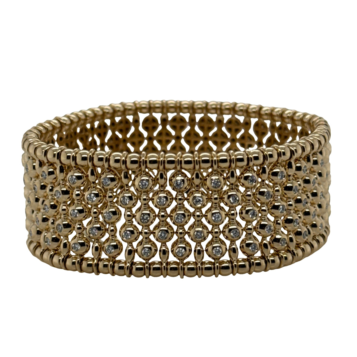 Stretch Diamond Cuff Bracelet