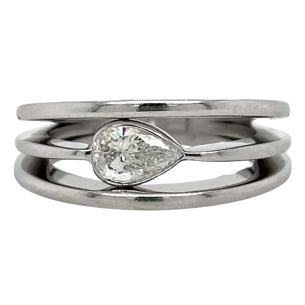 Pear Shape Diamond Ring