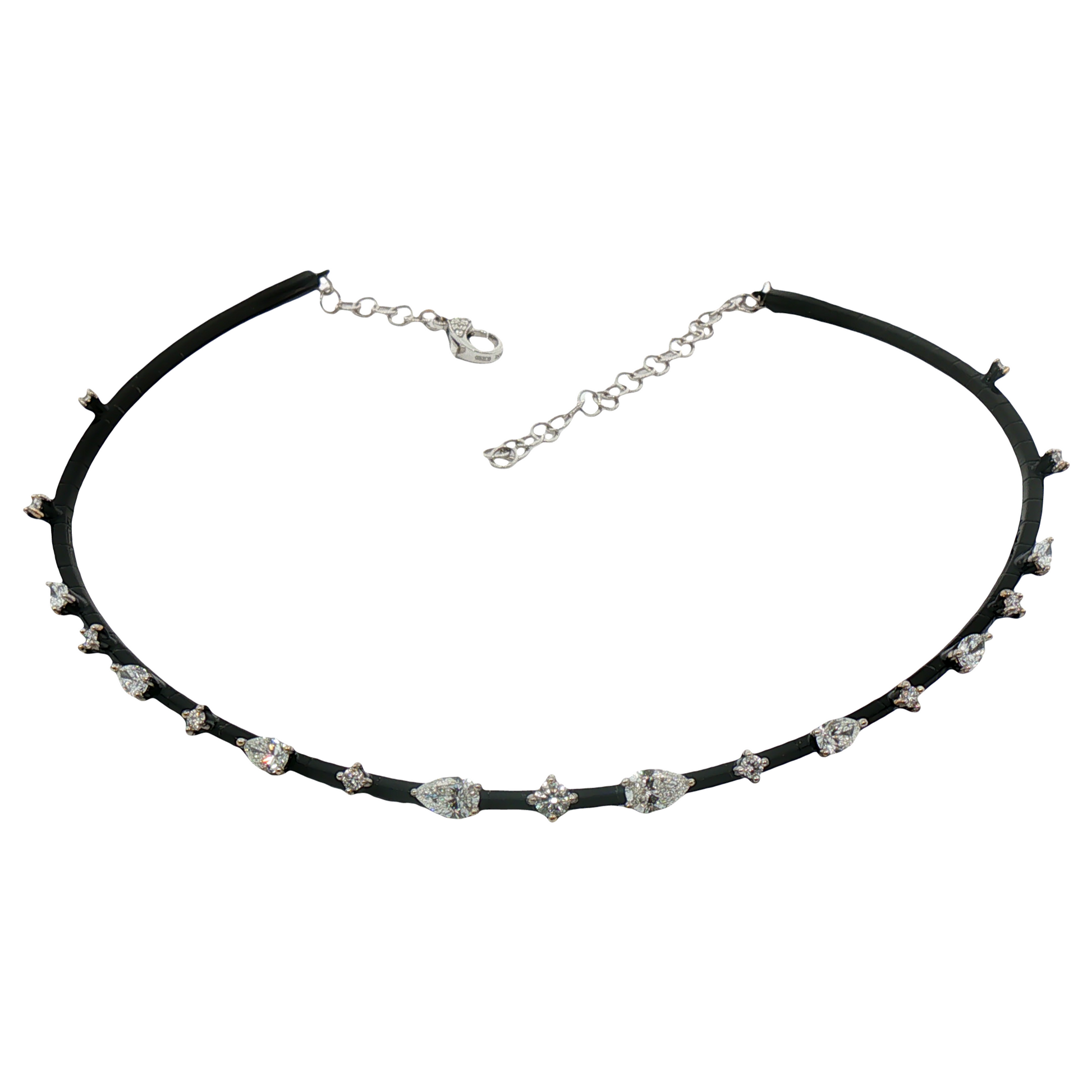 Black Phantom Collar Necklace