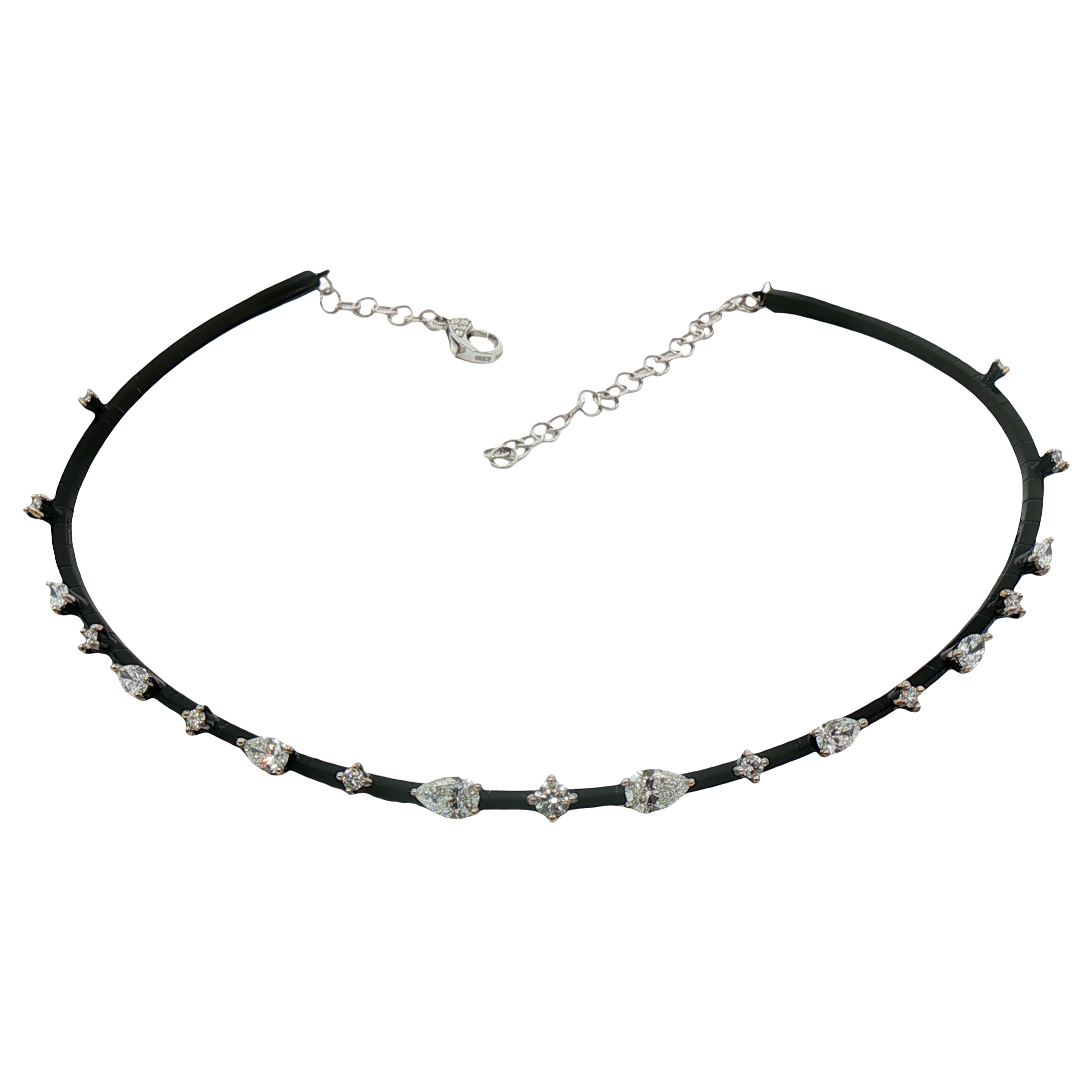 Black Phantom Collar Necklace