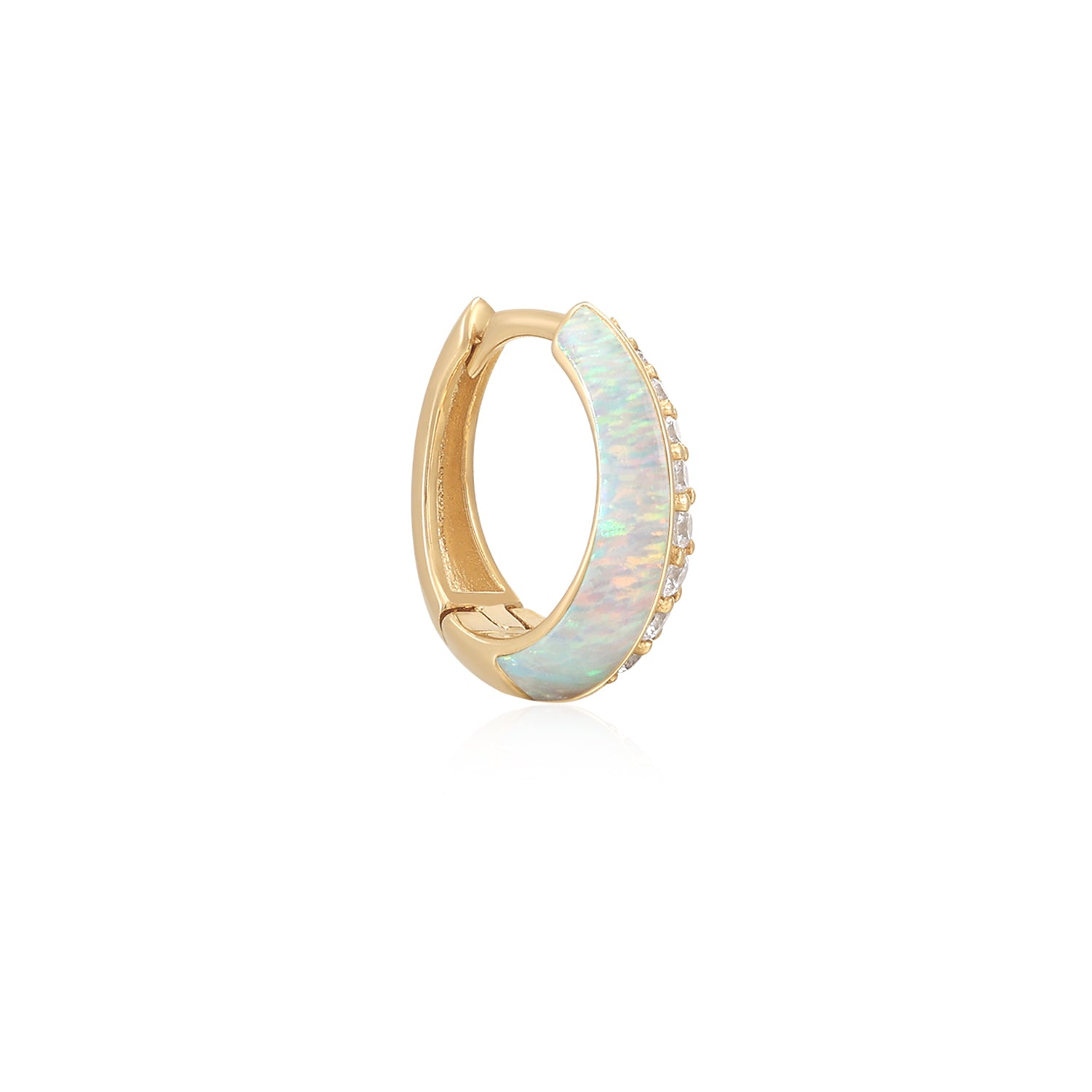 'Tina' Single Knife Edge Huggie Earring