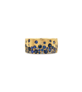 Sapphire 'Confetti' Ring