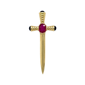 Excalibur Ruby and Onyx Cross