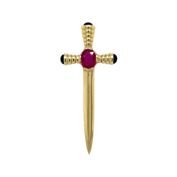 Excalibur Ruby and Onyx Cross