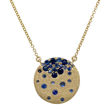 Sapphire 'Confetti' Disc Necklace