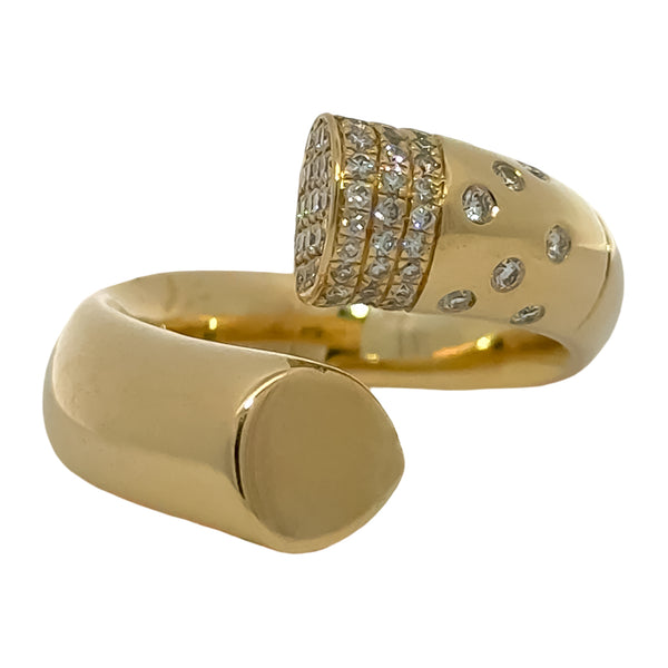 Diamond Bypass Ring