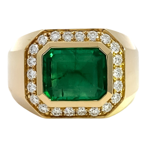 Emerald Signet Ring