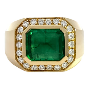 Emerald Signet Ring
