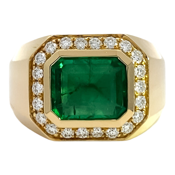 Emerald Signet Ring
