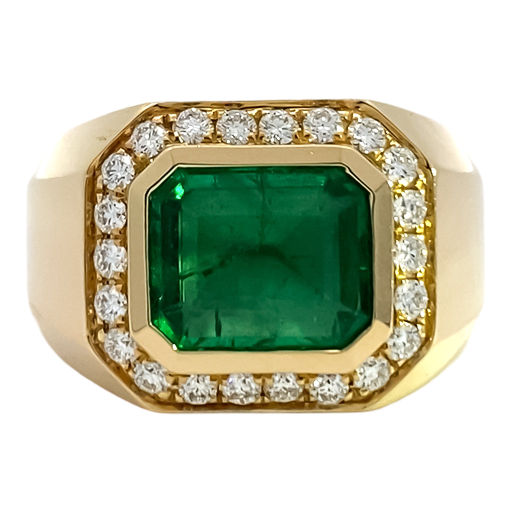 Emerald Signet Ring