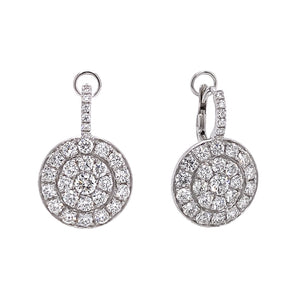 Diamond Disc Earring