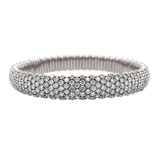 Five Row Diamond Stretch Bracelet