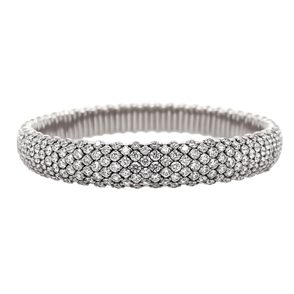 Five Row Diamond Stretch Bracelet