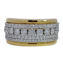 Four Row Diamond Band