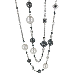 South Sea Pearl and Diamond Necklace