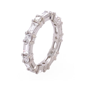 Mixed Shape Diamond Eternity Band