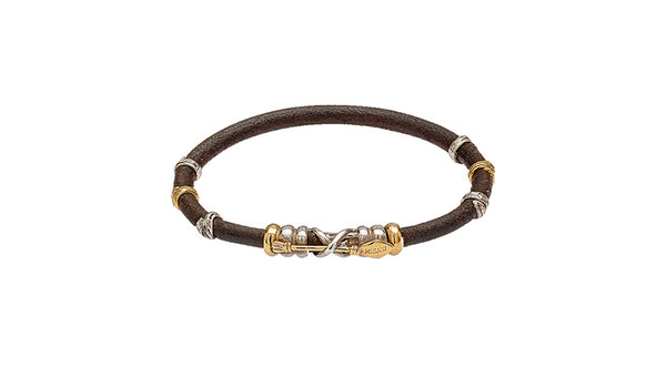 Leather and Arrow Bracelet