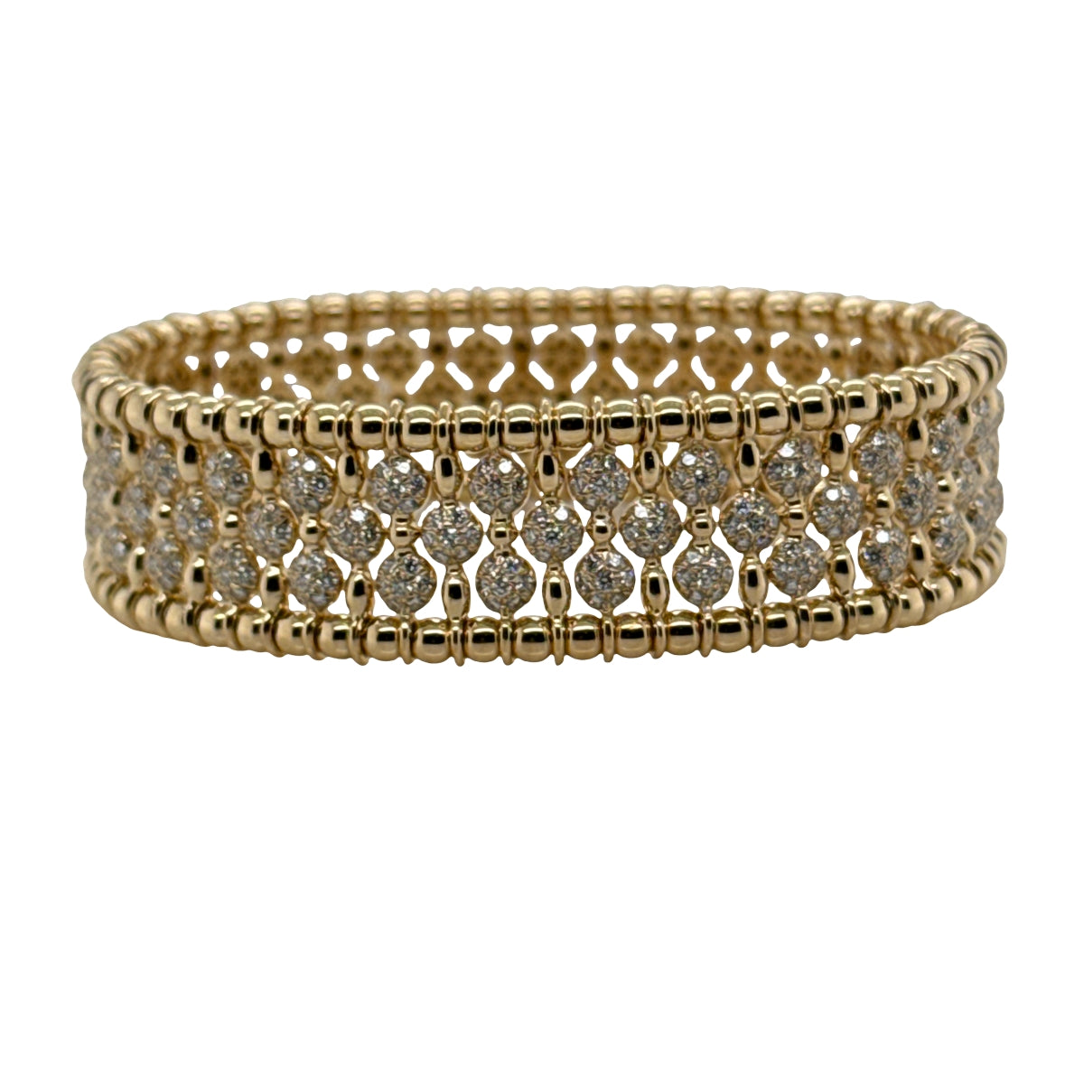Stretch Diamond Cuff Bracelet