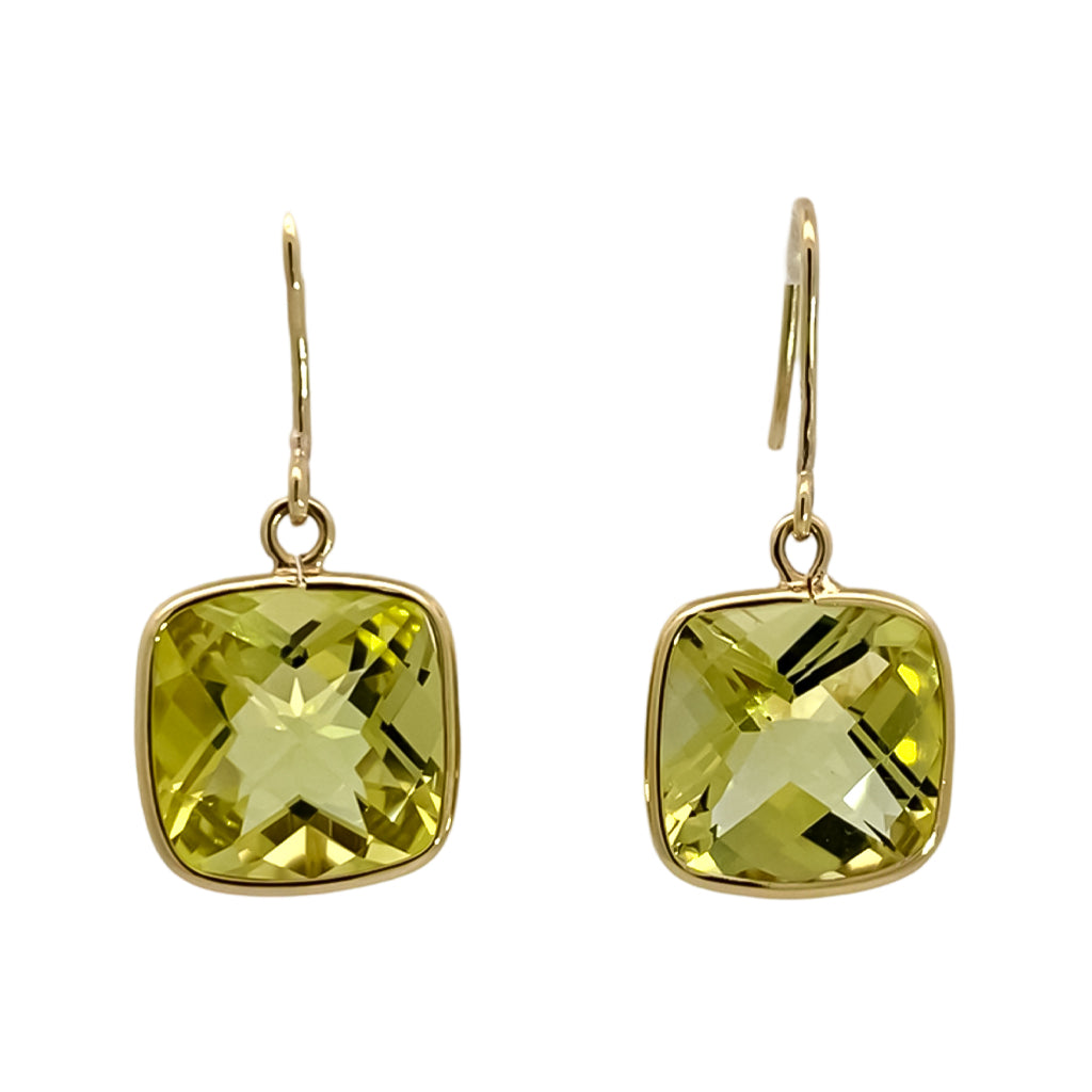 Lemon Citrine Earrings