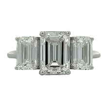 Three Stone Lab Grown Diamond Ring