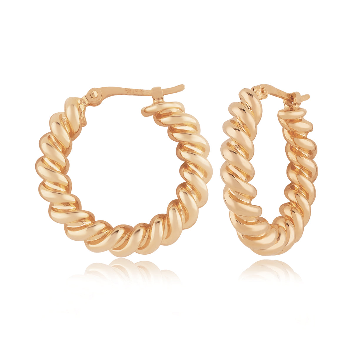 Spiral Hoop Earring