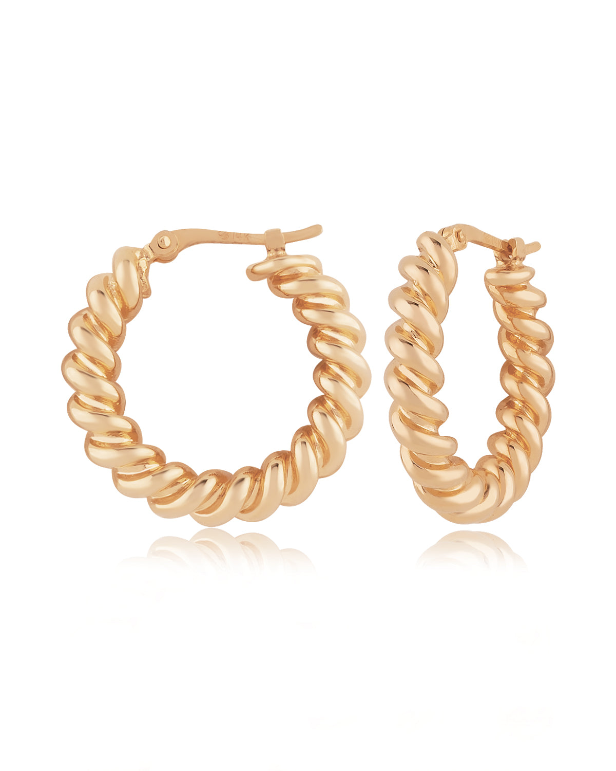 Spiral Hoop Earring