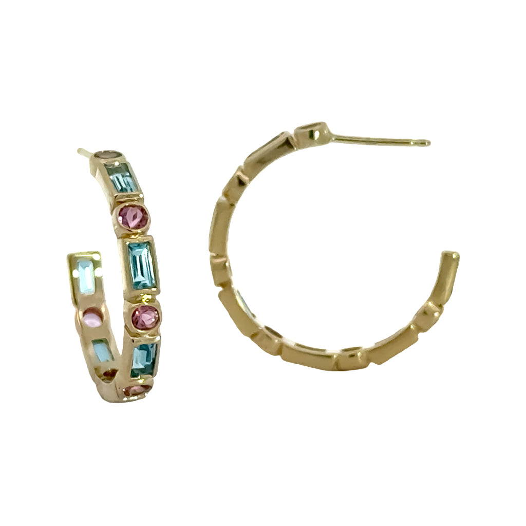 Colored Stone Earring