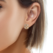 'Lucilla' Round Diamond Earring.