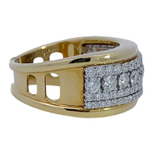 Four Row Diamond Band