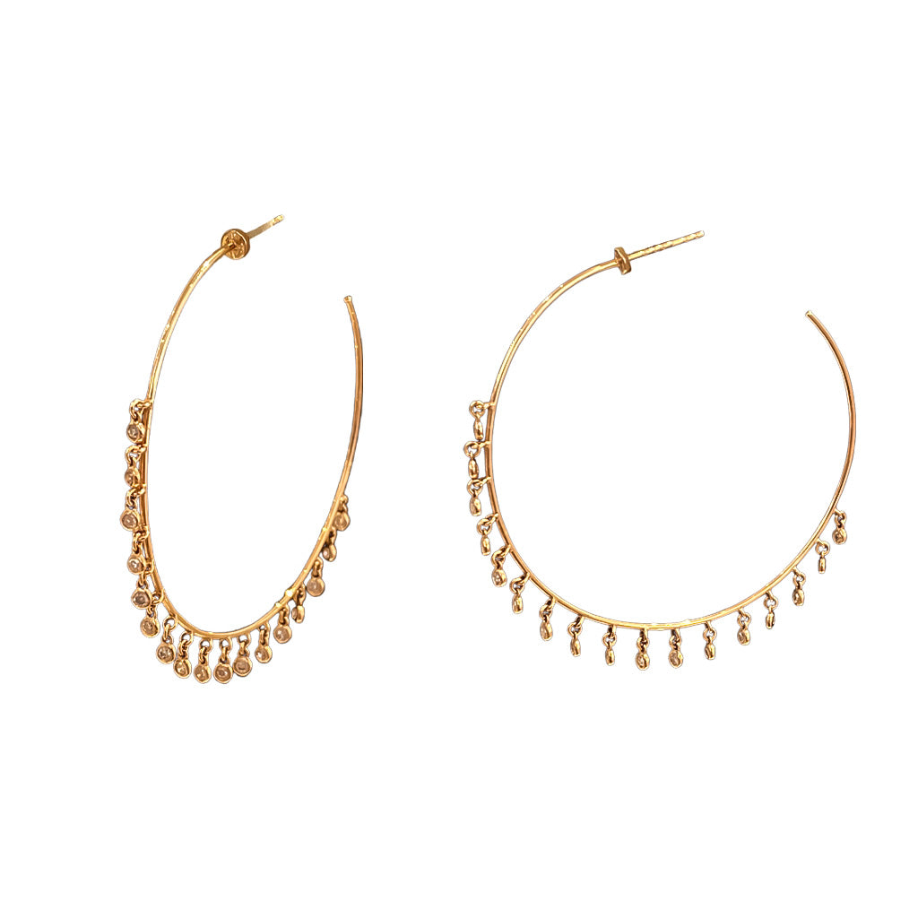 Rose Gold Fringe Earring