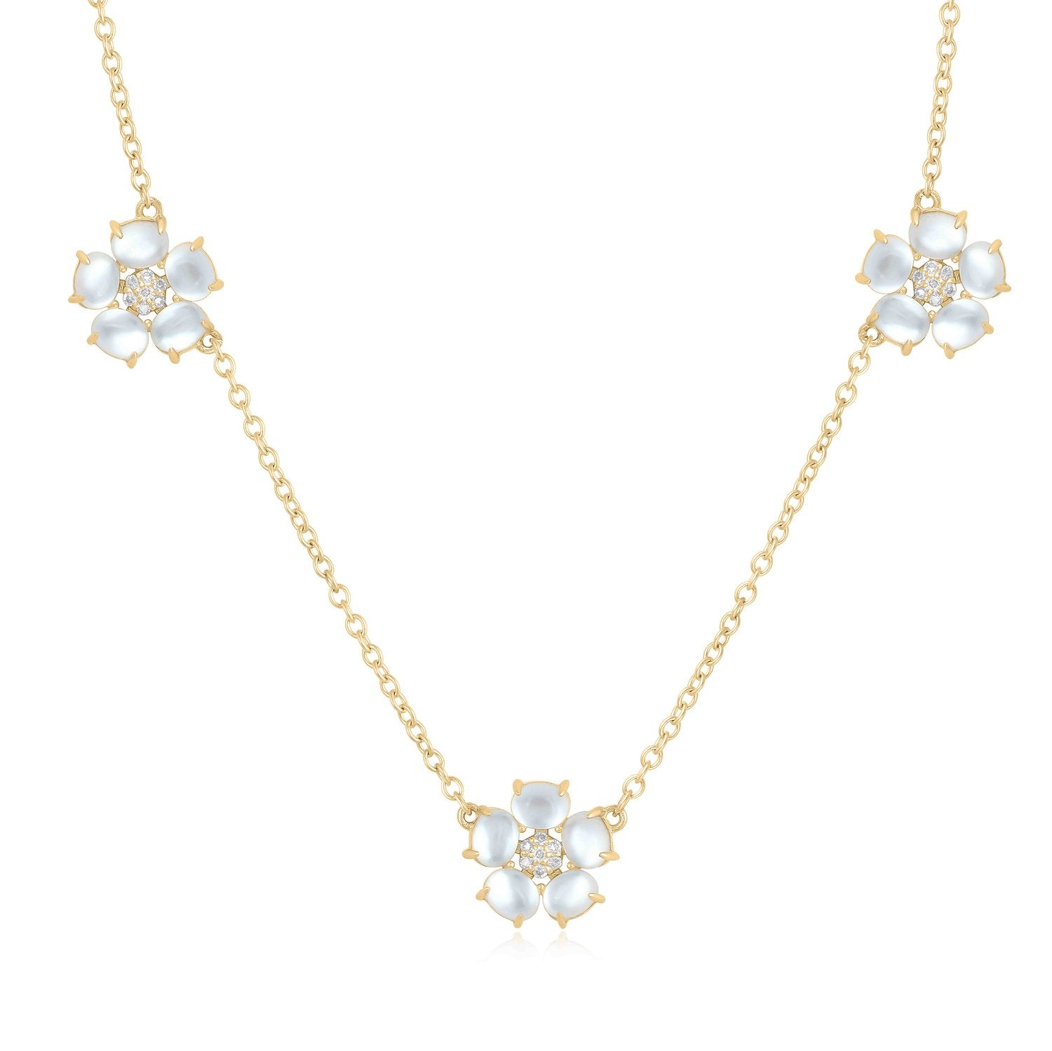 'Lark" Colored Stone Necklace