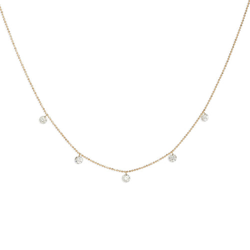 Floating Diamond Necklace