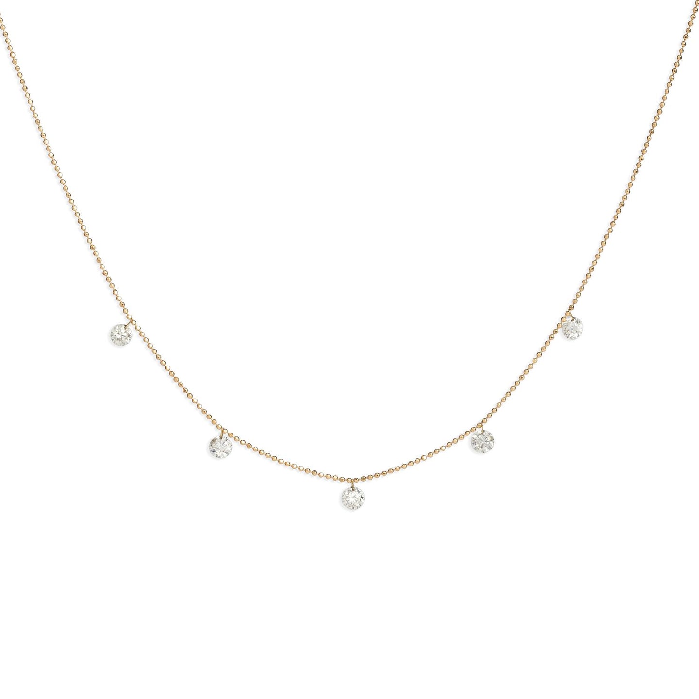 Floating Diamond Necklace