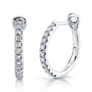 Diamond Huggie Earrings
