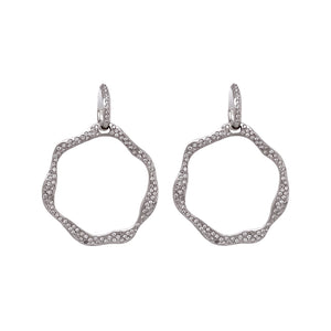 Diamond Hoop Earrings