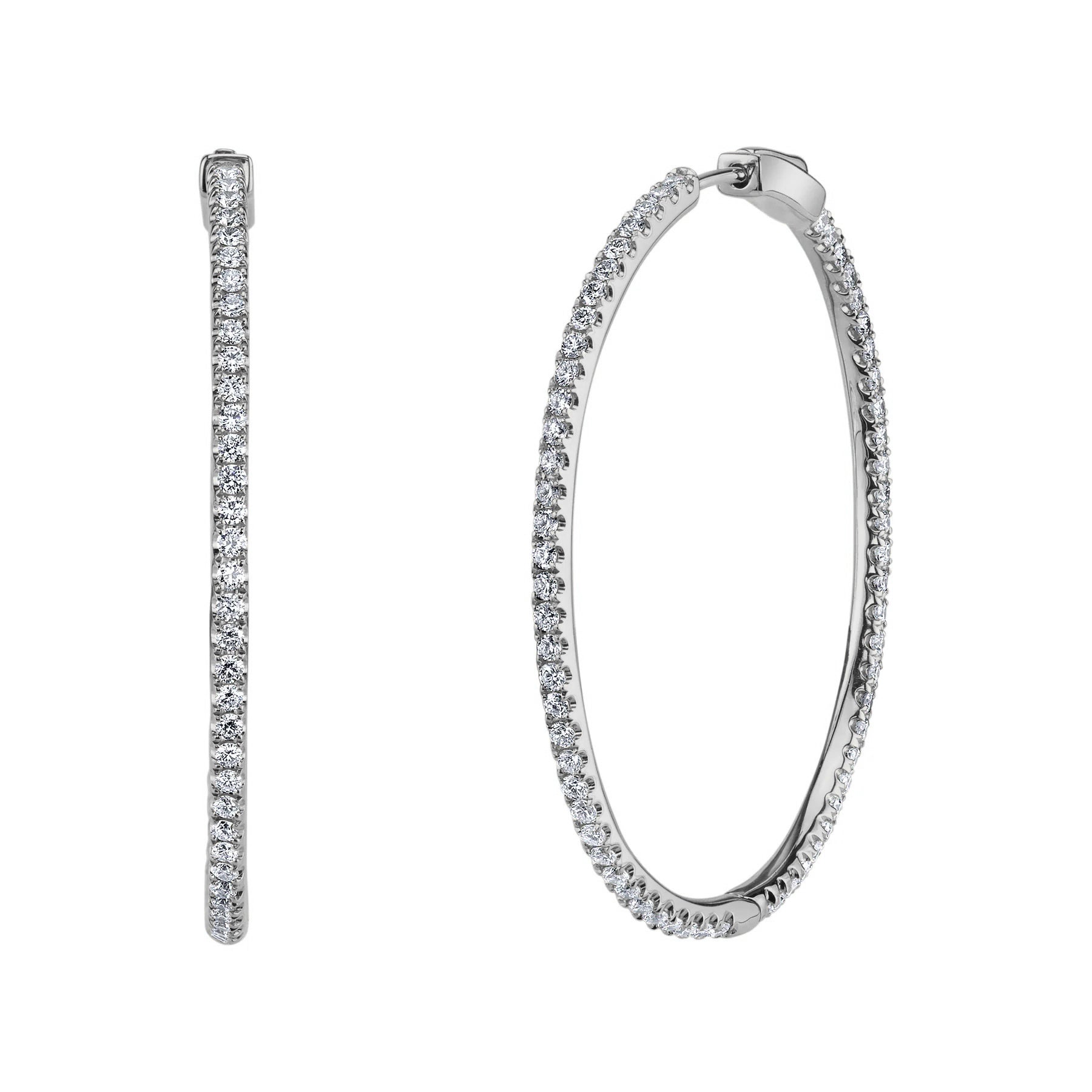 Inside Out Hoop Earrrings